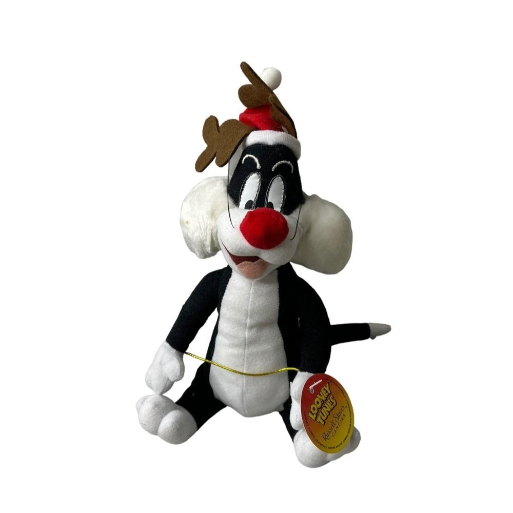 Looney Tunes Sylvester the Cat Reindeer Christmas Plush ACE Russell Stover Candy